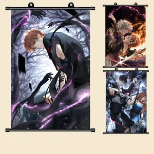 Game Light and Night Osborn Evan Sariel Jesse Charlie Fabric Wall Scroll Home Decor Anime Poster 20*30cm Gifts Cosplay