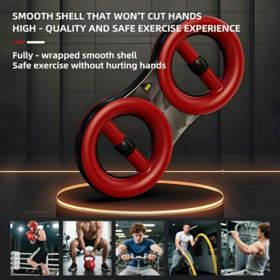 Rotator Machine Forearm Exerciser strengthener Strength Training Unisex Digital Display Adjustable Resistance Non Slip Rubber Co