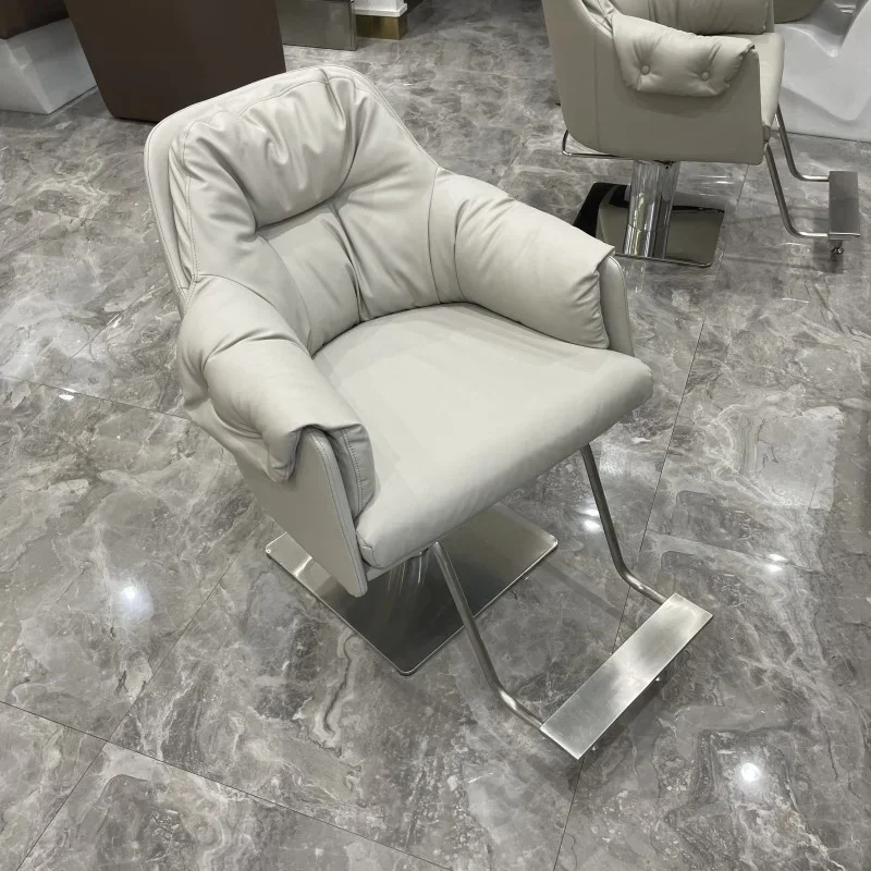 

Hairdressing Perm Hair cosmetic Simple Barber Chair Swivel Lift Barber Barbershop Chair Silla De Barbería Salon Furniture HD