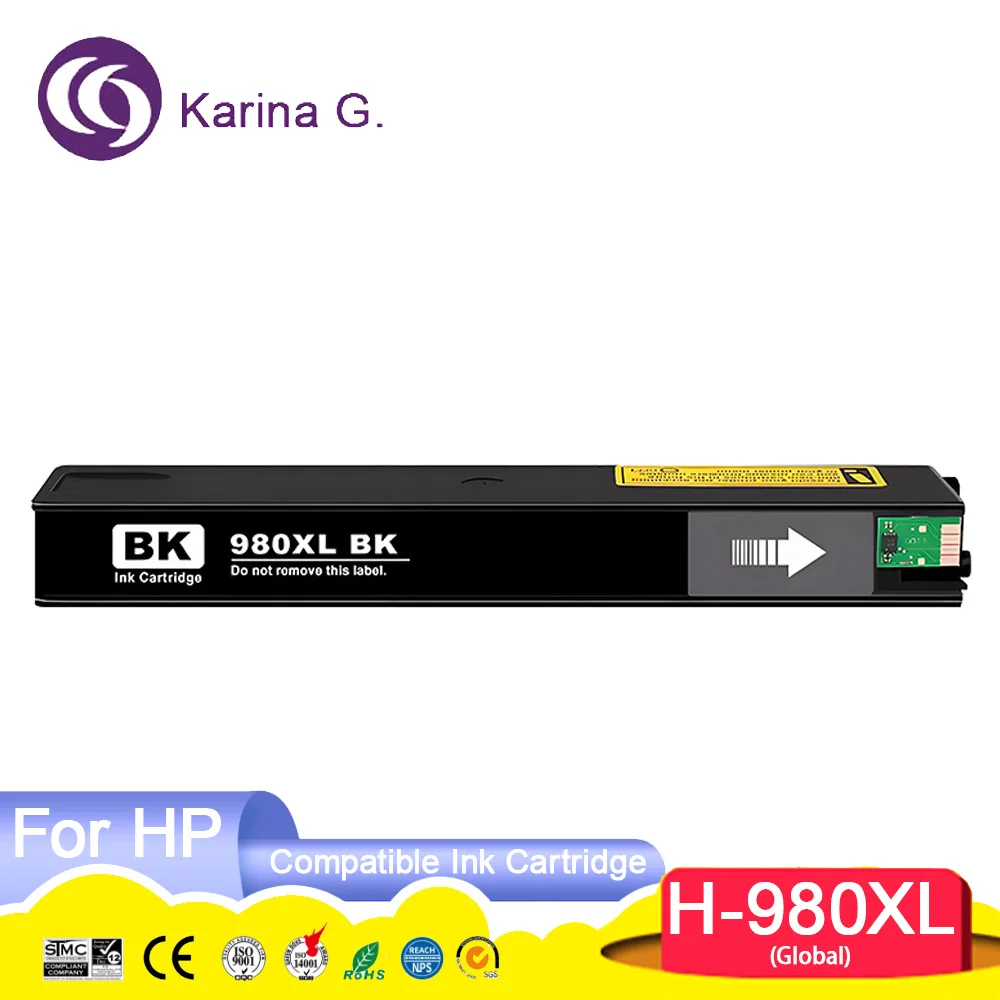 980 980XL Premium Color Compatible Ink Cartridge For 980XL for  Officejet Enterp