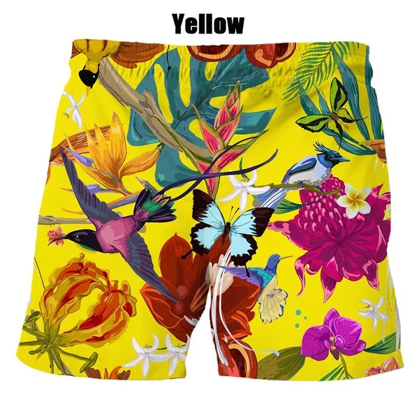 

Summer Fashion Leaf 3D Printed Shorts Men's Women Casual Summer Shorts Cool Shorts