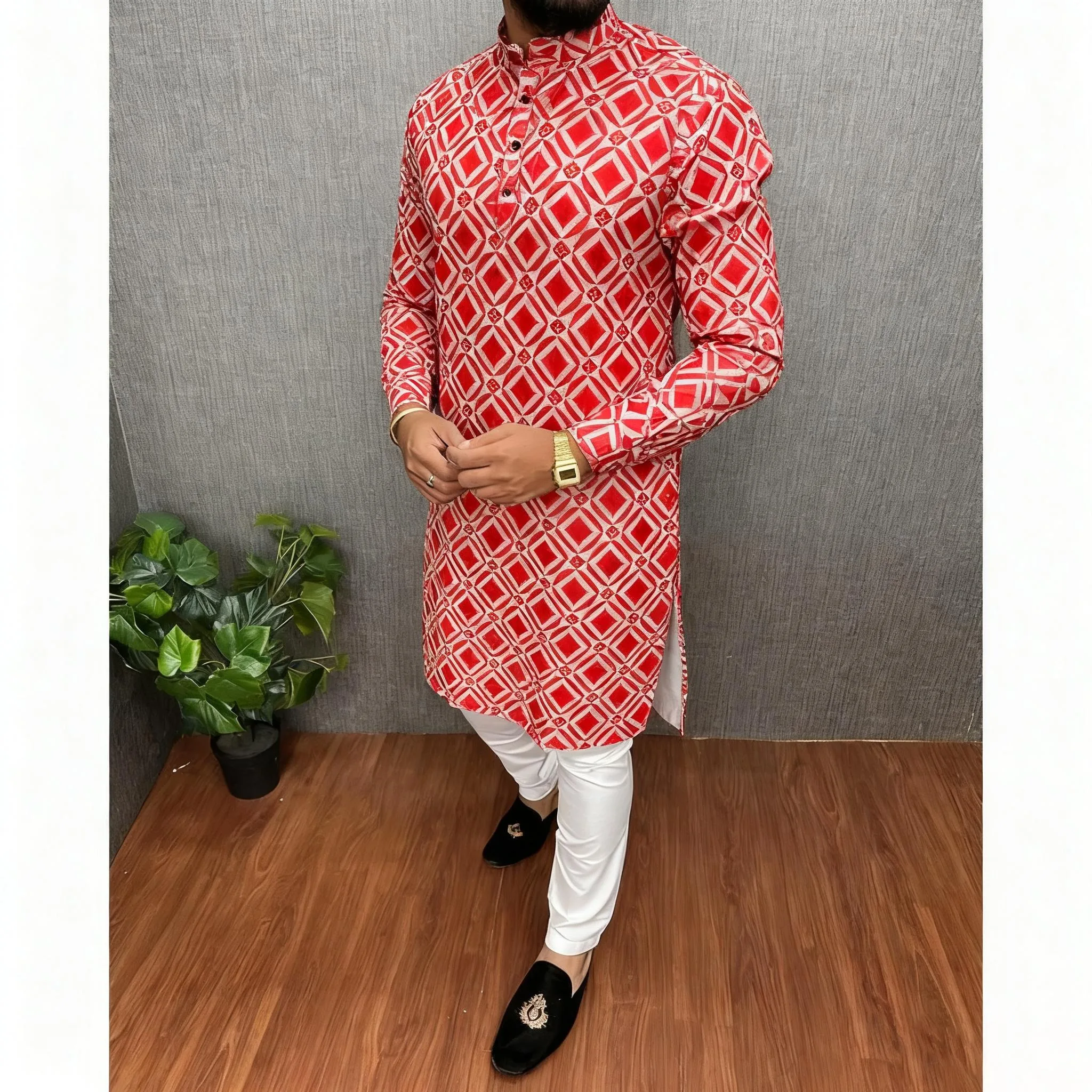 Longline Weiß Shirts Muslimischen Männer Gebete Kleidung Luxus Afrikanischen Stil Bronzing Vestido Arabe Para Hombre Tenue Marocaine Homme – Detail 3