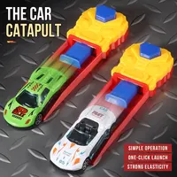 Dynamic Ejection Vehicle Shooting Racing Taxi Model Inertia Slide Car Mini Gift Toys Christmas, Halloween, Thanksgiving Gifts 4