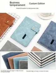 practical pocket notebook mobile pocket business thickened a5 notebook work memory record book small fresh office stationery details 2