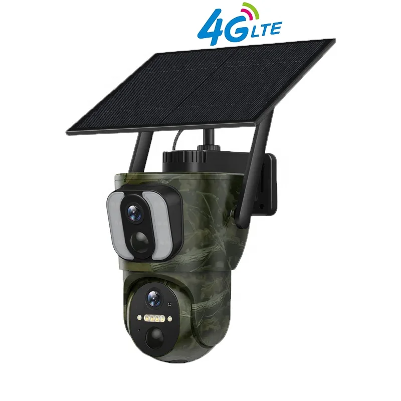 

Reolink Duo 4K Dual Lens Go Ranger PT 4G Camo Security 360 Ultra Wide View Solar Powered With Auto Tracking