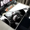 Mouse Pad Office PC Gaming Accessories Keyboard Rug Laptop Kaneki Ken Black And White Mousepad Japan Anime Tokyo Ghoul Desk Mat 1