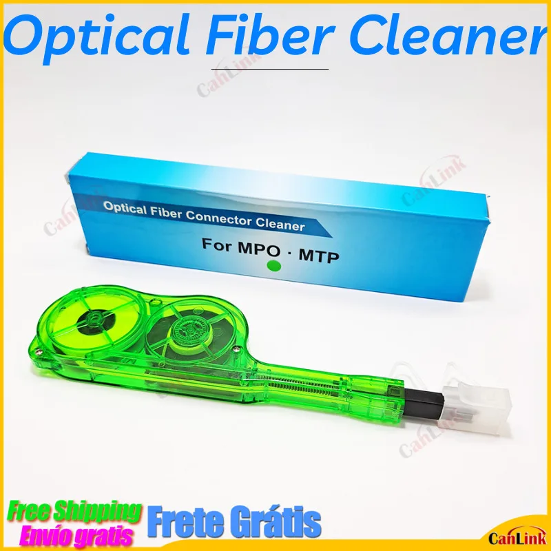 Detergente Per Fibra Ottica Originale Penna Detergente Per Fibra Ottica Con Un Clic Pulisce L'Adattatore Per Connettore In Fibra Ottica Mpo Mtp Spediz