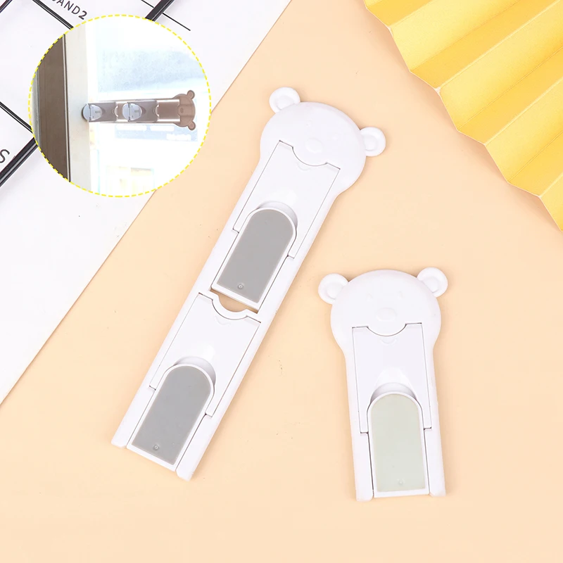 

1Pc Little Bear Sliding Door Lock Safety Sliding Sash Stopper for Child Safety Baby Proof Doors Closets Childproof Your Home