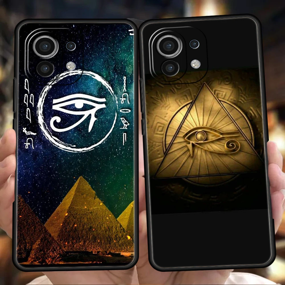 Sacred Eye of Horus Egypt Fresco Phone Case – Artistic Protective Cover