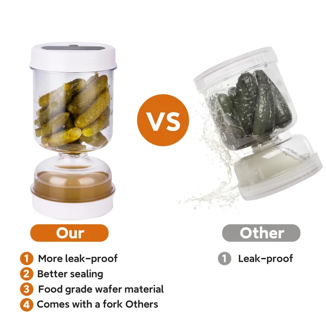 Olive Pickle Strainer Jar 5