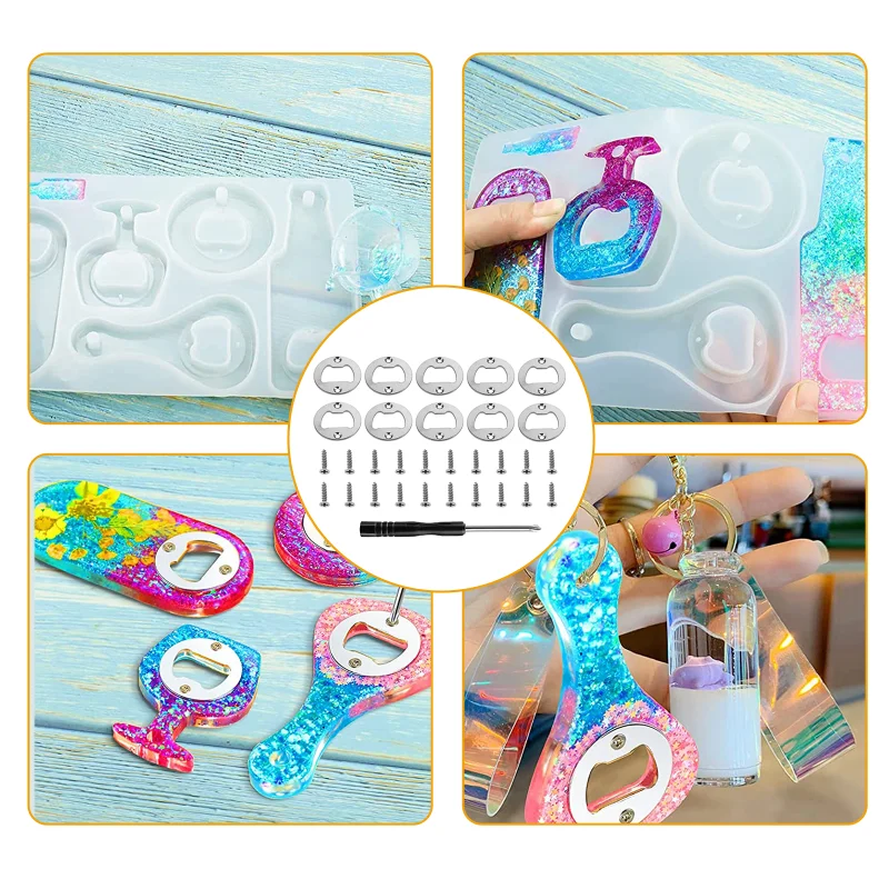 Deluxe DIY Resin Bottle Opener and Jewelry Casting Kit