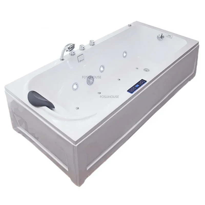 TG European Acrylic Bathtub Household Bathroom Bathtub Independent Surf Massage Light Luxury Aldult Spa Indoor Whirlpool Tub