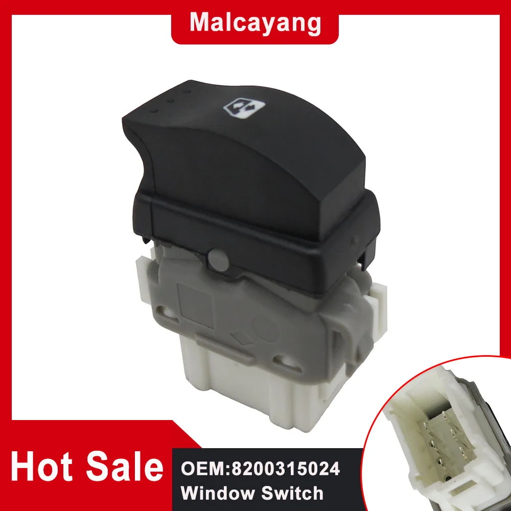Pulsante Alzacristallo Elettrico Interruttore Alzacristallo 8200315024 Per Renault Espace Mk4 Laguna Mk2 Megane Mk2 Dinamique 2003-2009