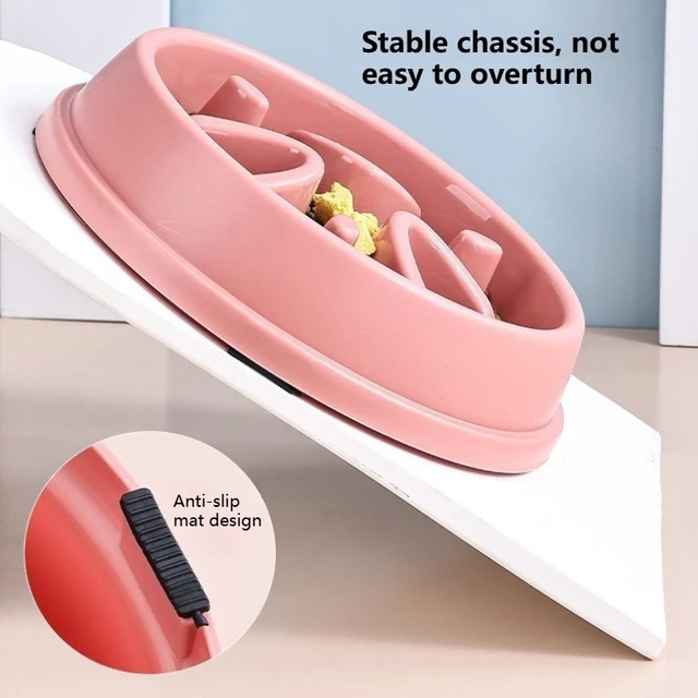 Plastic Slow Feeder Dog Bowl 4