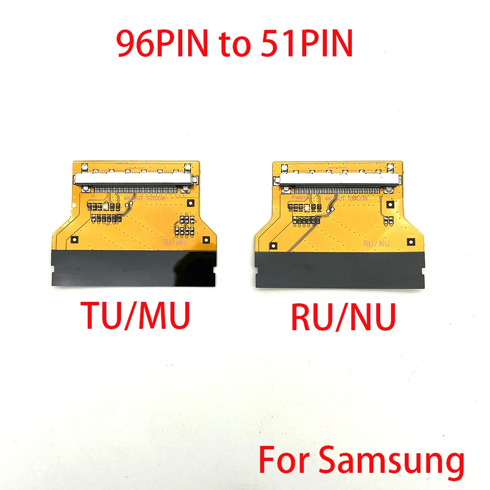 

10PCS for Samsung TV Motherboard 96P to 51P QK96 TO 51P RU NU TU MU Please Solve Technical Problems By Yourself 4K TV Adapter