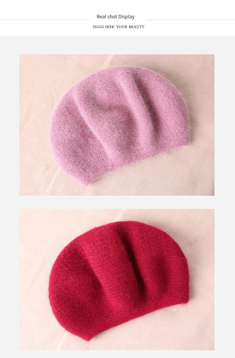 Autumn and Winter Japanese Rabbit Hair Hat Children's Outdoor Korean Edition Versatile Knitted Beret Warmth Ear_voghion.com