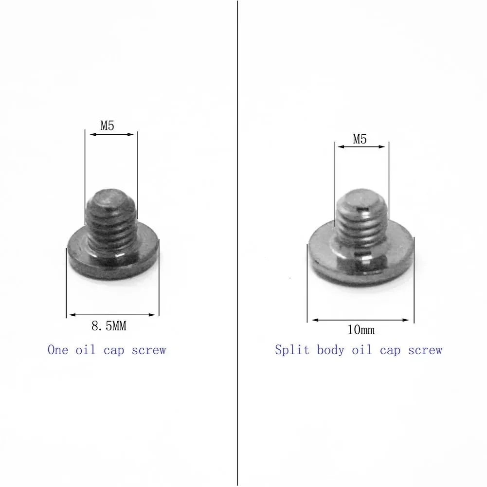 Mountain Bicycle Disc Brake Bicycle Disc Brake Mountain Bike Disc Brake For-SHIMANO Bicycle Bleed Screws Bolts With O-Ring For-SHIMANO XT SLX Bicycle Titanium Hydraulic Disc Brake Screw Cycling Parts