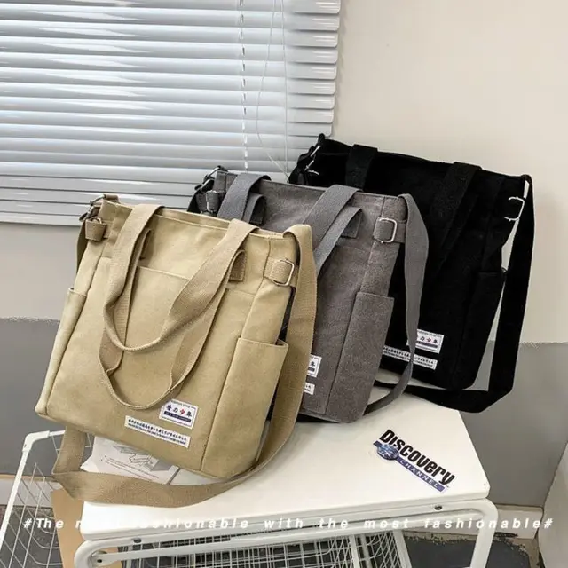 Utility Canvas Messenger Bag,Medium Briefcase, Crossbody Tool Bag Shoulder  Bag, Lots Pockets Organizer Everyday Satchel Bag, Work College for Men