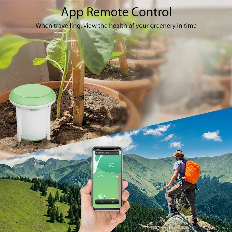 Tuya Smart Zigbee Soil Temperature And Humidity Monitor Sensor Waterproof Thermo