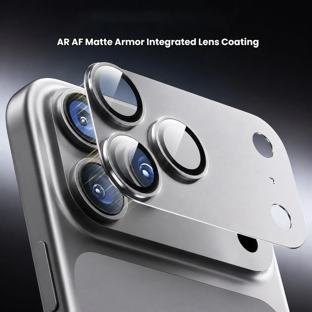 Premium Camera Lens Protector with Strong Adsorption - Metal-Tempered Glass Full Protective Cover