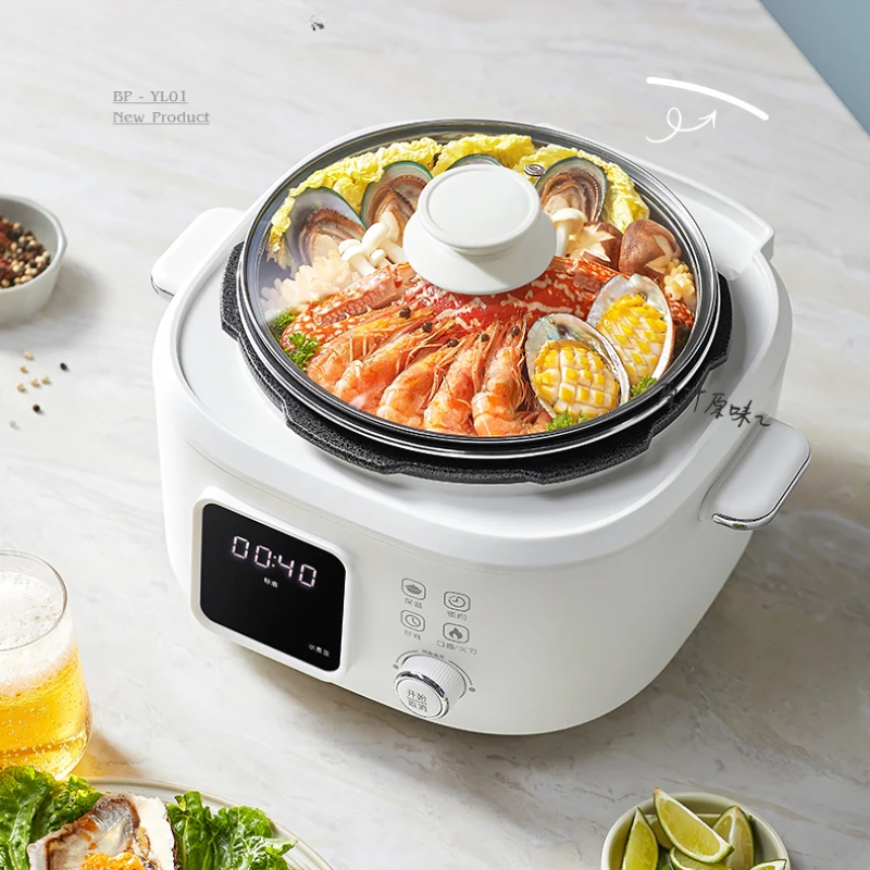 220V Electric Pressure Cooker Household Electric Rice Intelligent 4 Liter Multi-Function Automatic Exhaust Pressure Cooker Small 4