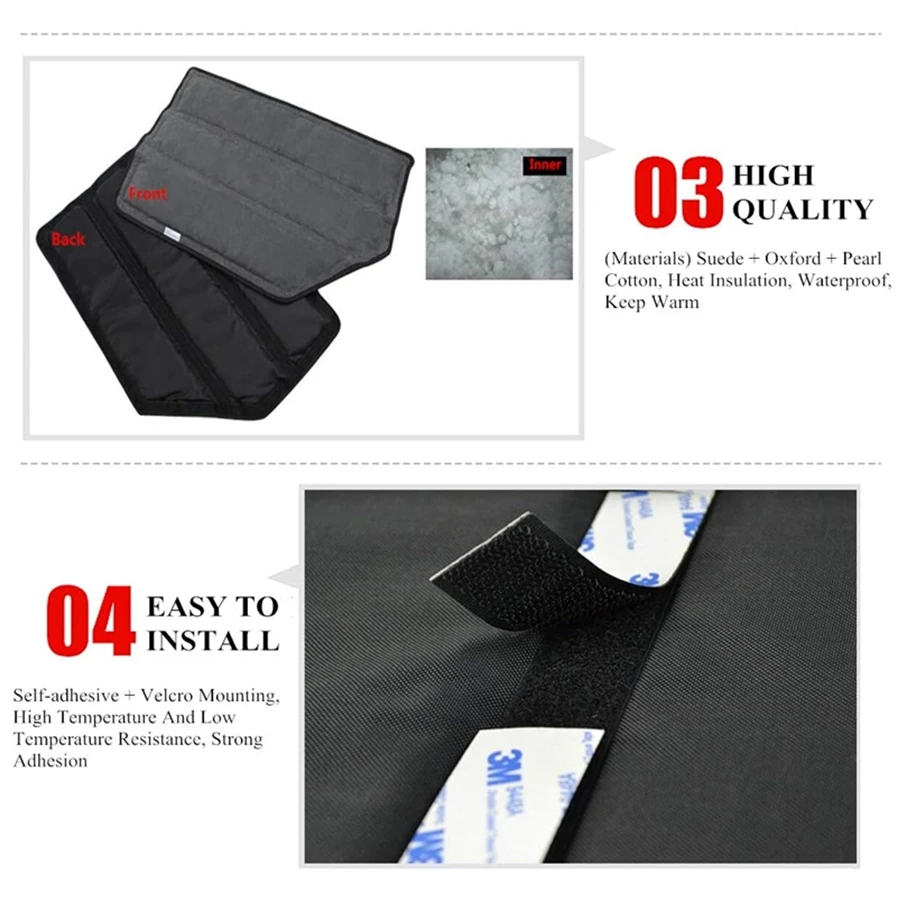 For Jeep Wrangler JK JL 2012- Sound Heat Insulation Pad 2/4 Doors Headliner Hardtop Rear Window Ceiling Roof Heat Insulation