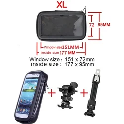 Supporto universale impermeabile per telefoni per biciclette e motociclette