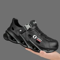 Sandales d'extérieur pour hommes, pantoufles de Sport, diapositives de plage, sabots respirants, chaussures de jardin décontractées, antidérapantes, sandales d'extérieur pour randonnée 2