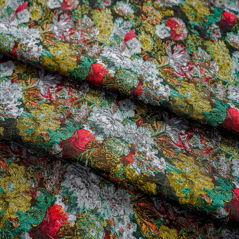 Benson Mills Holiday Mantel De Tela Jacquard Teñido Navidad Multi