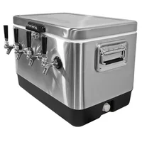 4 Faucet Cold Beer Dispenser Jockey Box System Coil Box Cold Plate Box 1