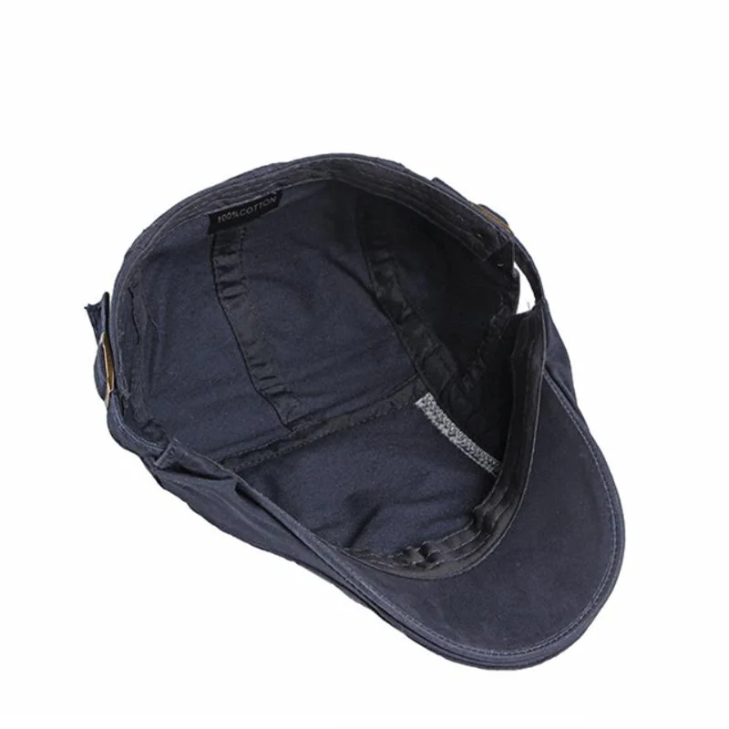 Spring Cotton Letter Newsboy Caps Flat Peaked Cap Men and Women Painter Beret Hats 127 Beret Hat Newsboy Cap Newsboy Hat
