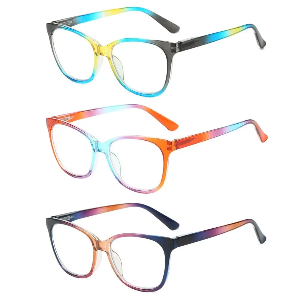 

Eye Protection Anti-Blue Light Reading Glasses Ultralight Blue Ray Blocking Square Eyeglasses PC Hyperopia Glasses Office