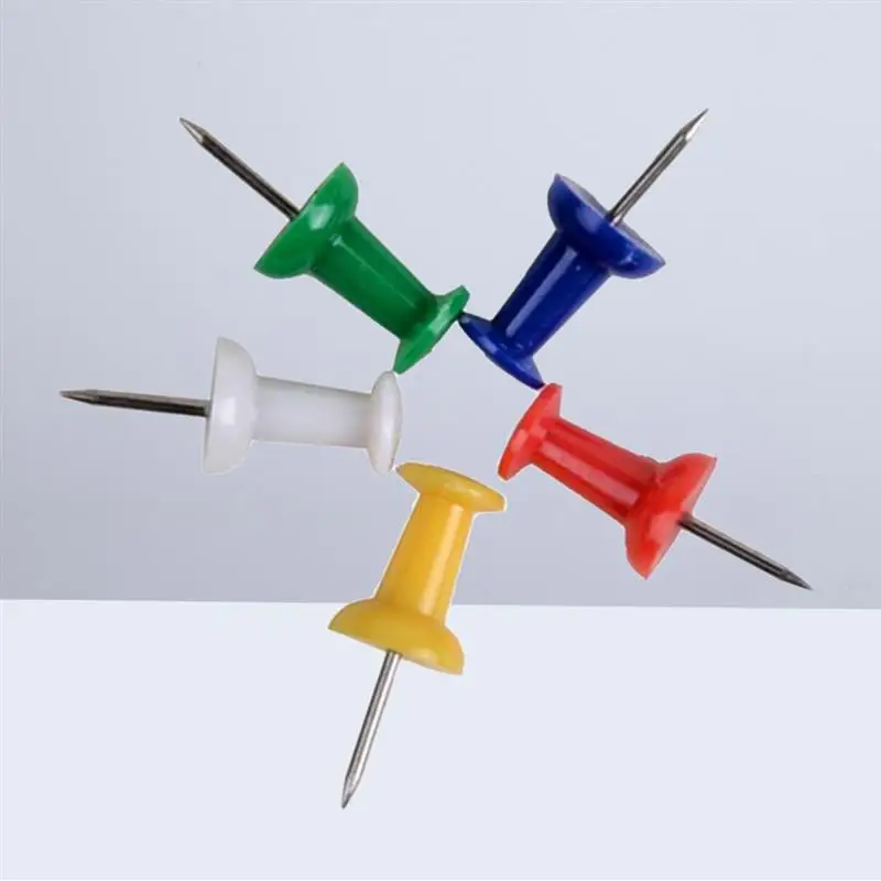 100 Pcs Pushpin Thumbtack Decorative DIY Tool for School Home Office Wall Maps Photos Bulletin Board push pins