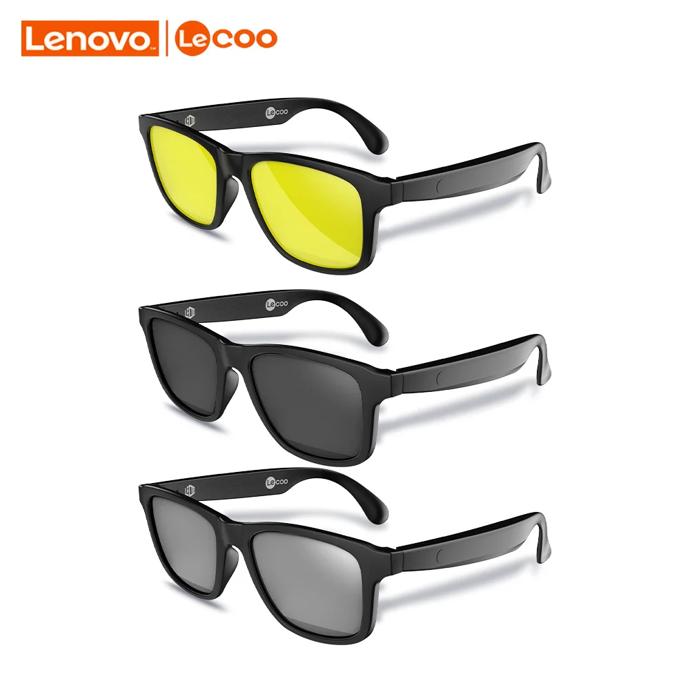 LenovoC8LiteSmartGlassesHeadsetWirelessBluetooth53Sunglasses