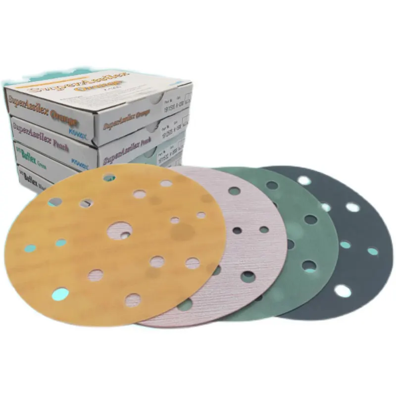 25 Pcs Japan KOVAX 6 Inch 15 Hole Sandpaper Round Dry Grinding And 25-pcs-japan-kovax-6-inch-15-hole-sandpaper-round-dry-grinding-and