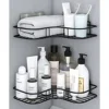 1PCS Non Perforated Bathroom, Bathroom, Triangle Shelf, Wall Mounted Toilet, Bathroom, Washbasin, Storage of Wall Supplies 5