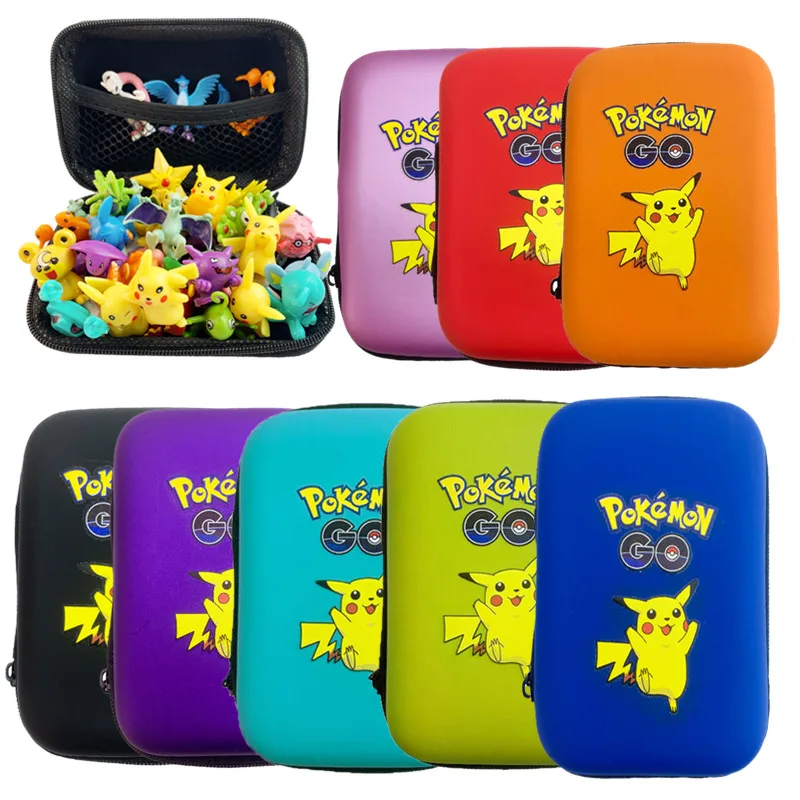 Pokemon Action Figure 2-3Cm Non Ripetere Mini Figurine Toy Pikachu Anime Kids Child Collect Dolls Gifts Box Case Poker Monster