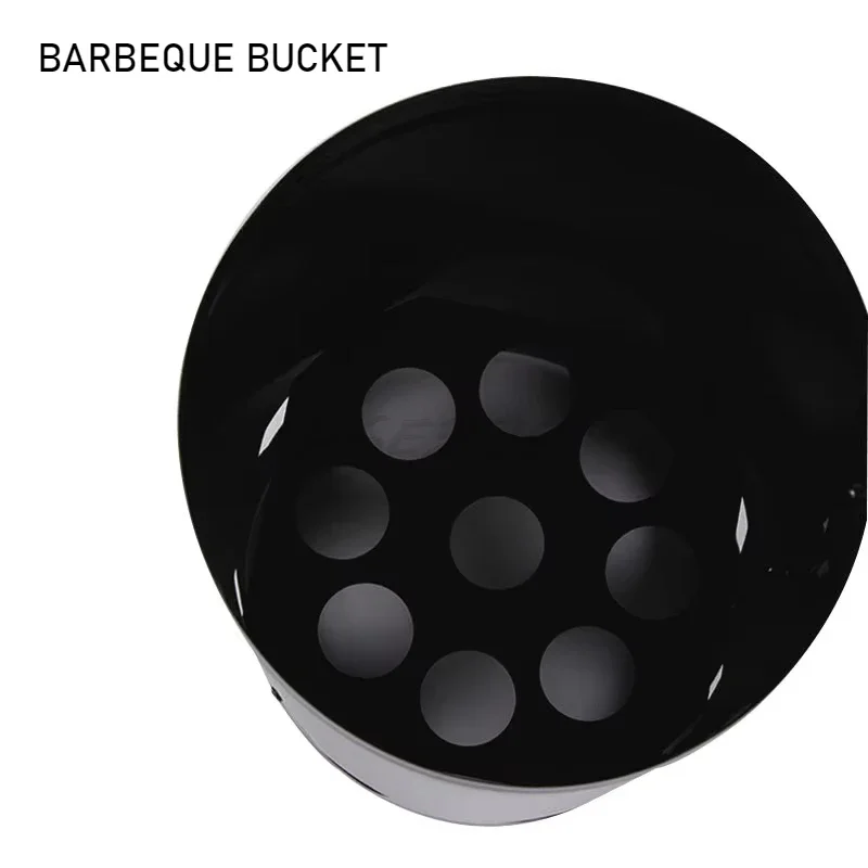 Fast Fire Starter Bucket Iron Ignition Charcoal Barrel Outdoor Kitchen Barbecue Carbon BBQ Rack Tools Accessories