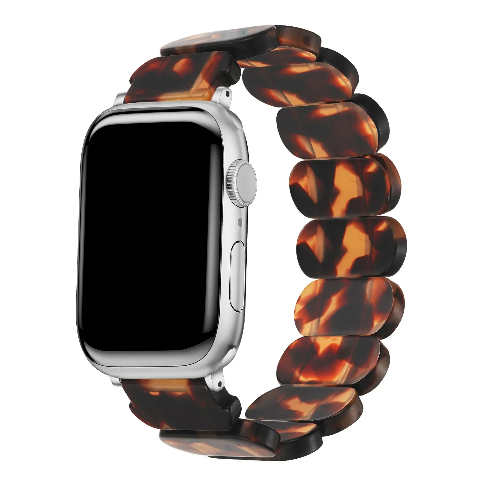 ตัวเลือกสินค้า สายรัดข้อมือ Apple Watch ยืดหยุ่น เรซิ่น สำหรับ 45/44/42/40/38 มม.