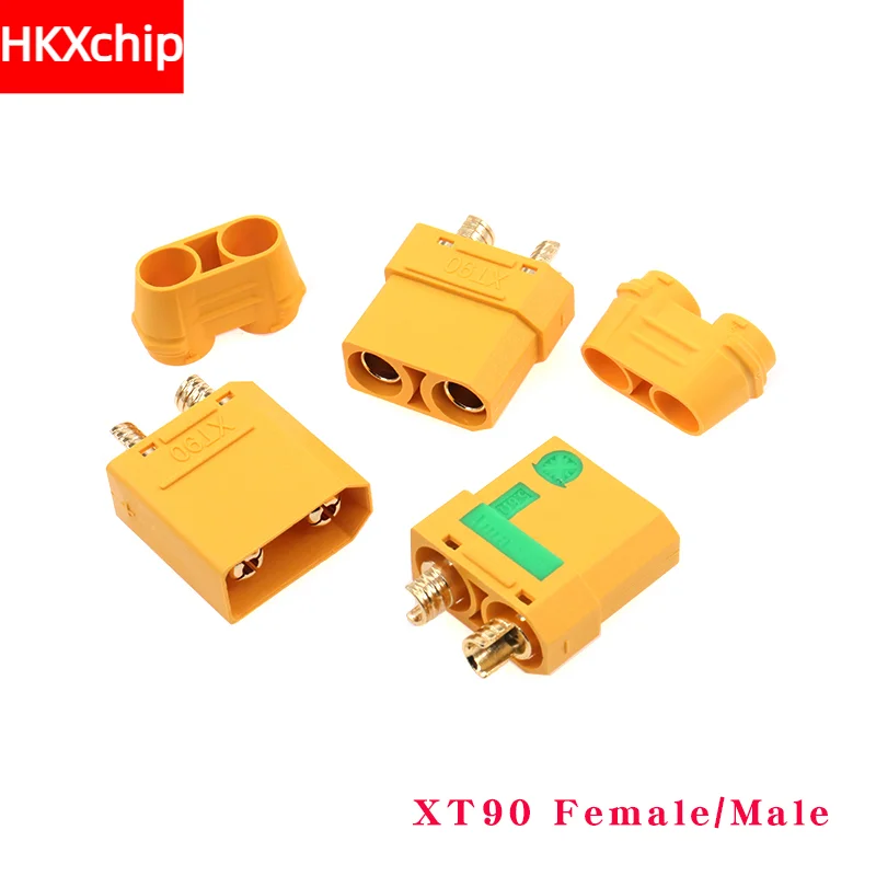 RC Adapter 4mm Buchse Adapter XT90 Auf HXT 4,0mm – Goldstecker Für LiPo Akkus, 60A, 5cm Kabel, 14AWG Shimano XT 10 Fach Kassette