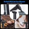 Mini Turbo Jet Fan 130000RPM Electric Air Duster 3 Gear Turbo Violent Blower Rechargeable with Light Car Cleaning Blowing Dust 5