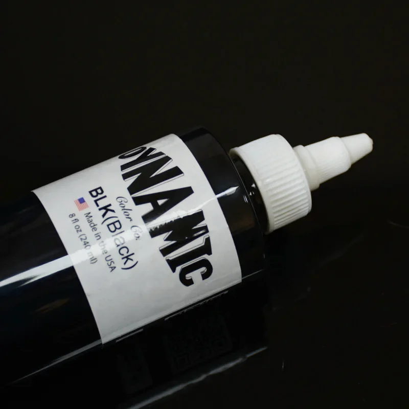 8oz (240ml) Professional Tattoo Ink Original Authentic Triple Black Heavy White Body Art Makeup Tattoo Microblading Pigment
