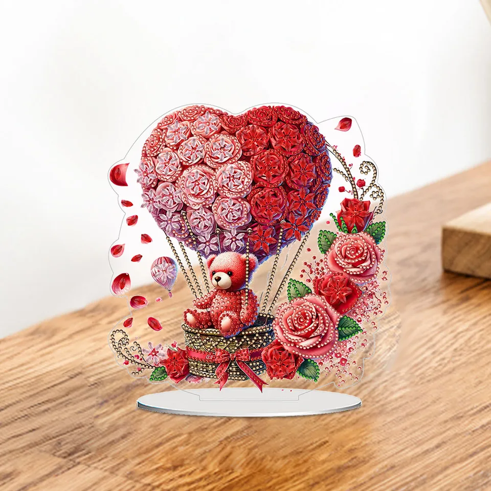 5D DIY Romantic Diamond Tabletop Art Kit