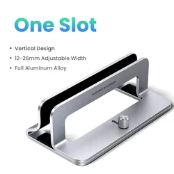 UGREEN Aluminum Vertical Laptop and Device Stand (Metal One Slot)
