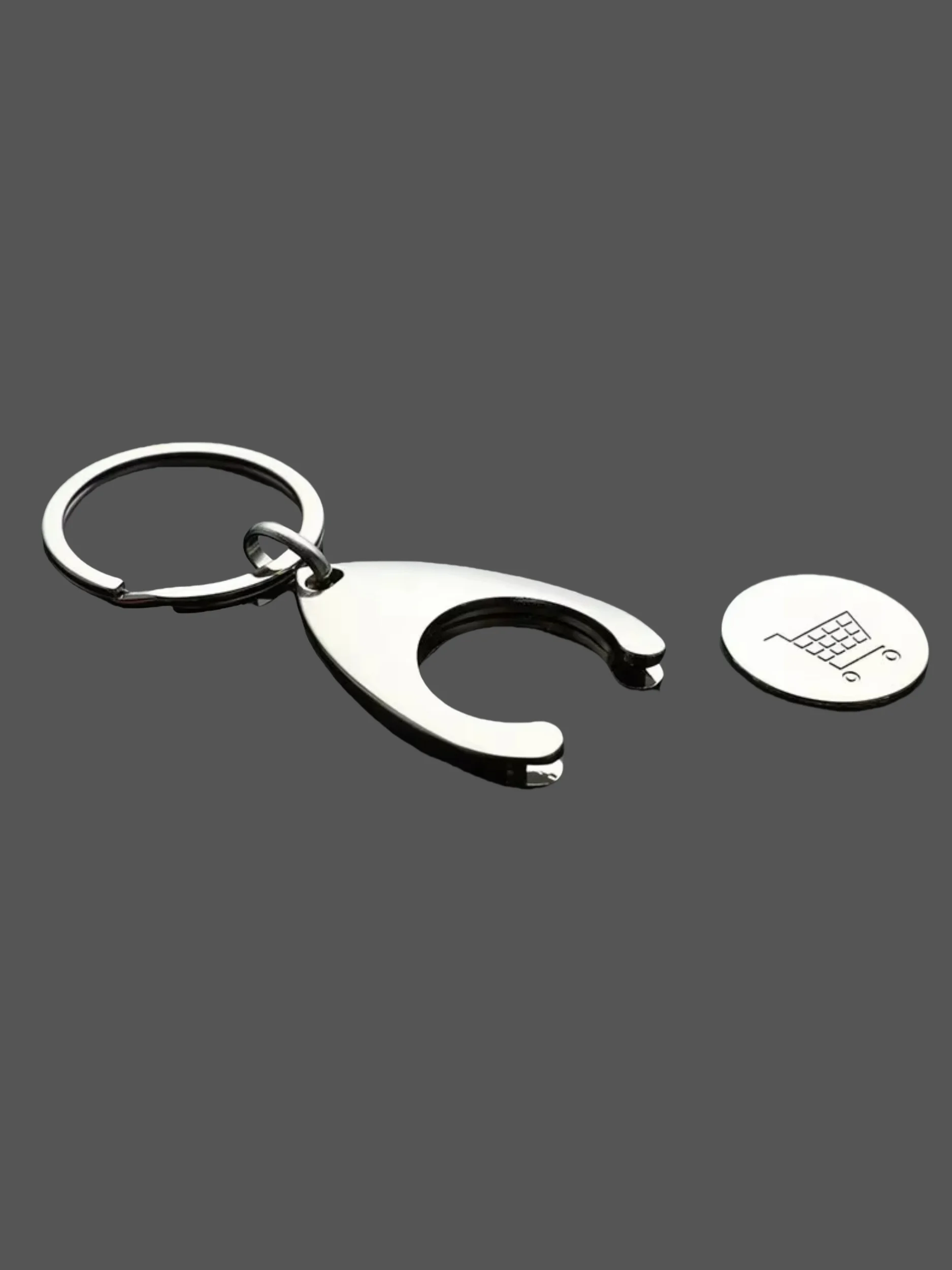 Ouyuan Dollar Metall-Token-Schlüsselanhänger, kleines Geschenk, Supermarkt-Einkaufswagen-Token, Partygeschenk, praktisches Geschenk – Detail 5