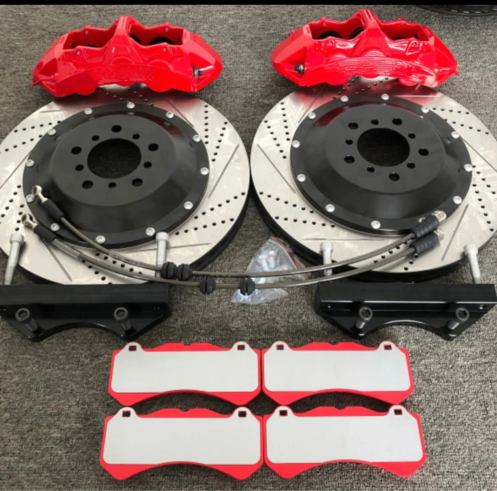High qualityfront and rear epb full kit red caliper dragon disc for 2014 jaguar F type v8 20ich