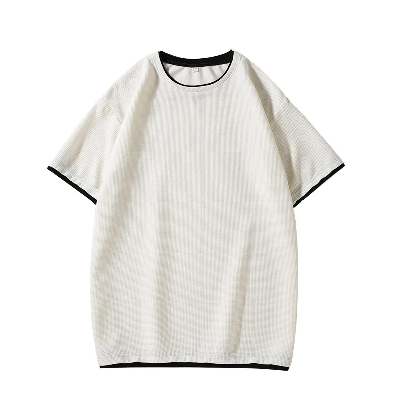 

Fashion Clash Colours T-shirts Multicolour T-shirt Summer Short Sleeve Unisex Tee Men Women Basic Tops Casual T-Shirt