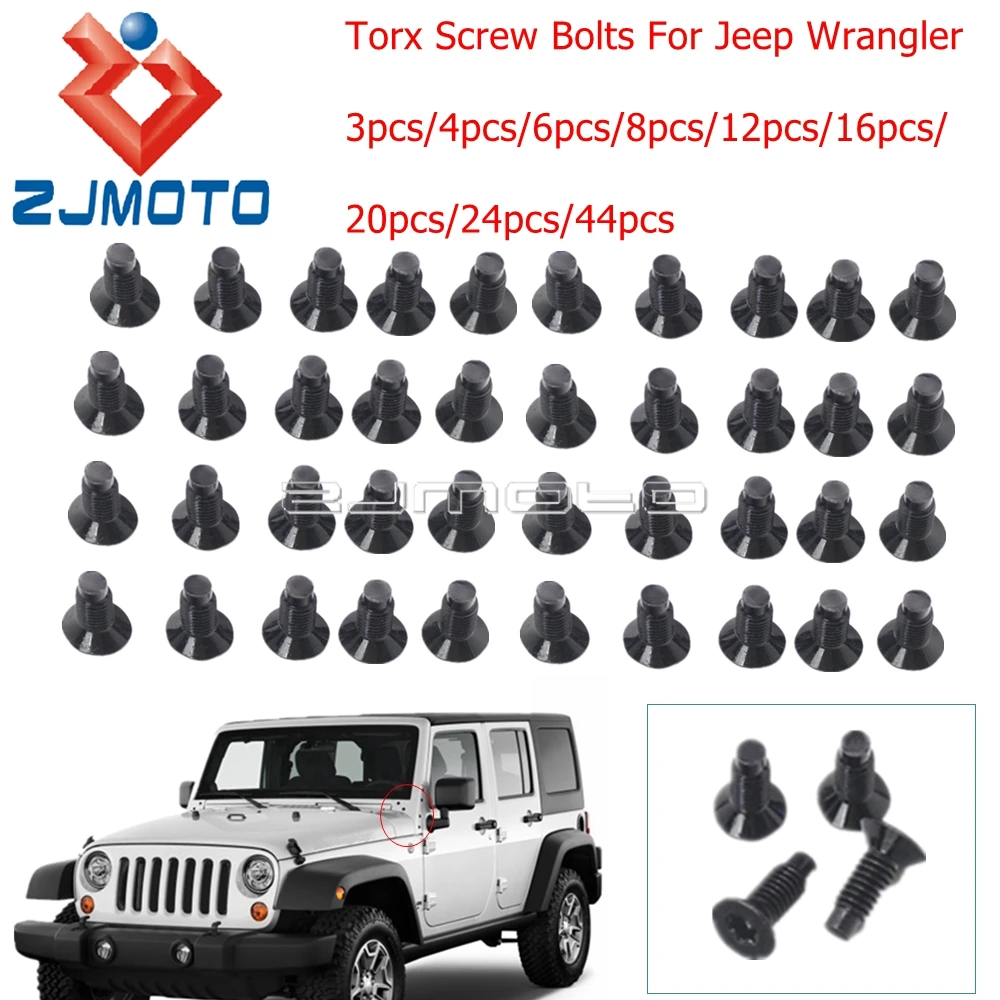 Car Accessories For Jeep Wrangler CJ YJ TJ 1976 2006 OEM Automotive Steel 3  44pc Windshield Frame Hinges Doors Hinges Torx Screw| | - AliExpress