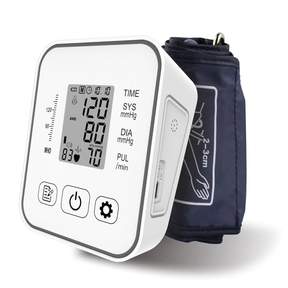Upper Arm Fully Automatic Electronic Blood Pressure Monitor 2 * 99 Memory Blood Pressure Monitoring Without Voice Charging