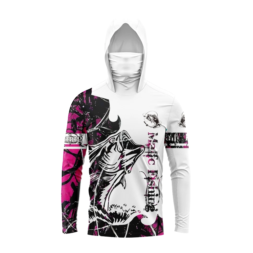 Men's Fishing Hooded Long Sleeve UV Protection Shirt 5